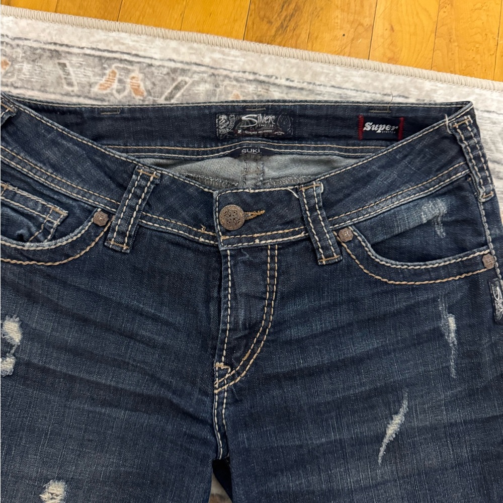 Silver Jeans Dark Blue High Rise Women Jeans